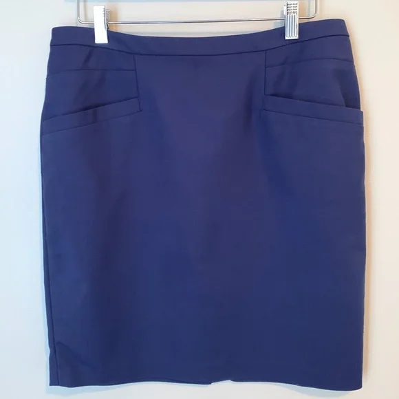 H&M size 10 navy skirt - Picture 2 of 10